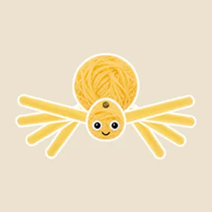 Cut-paper fighter: a spider made of spaghetti